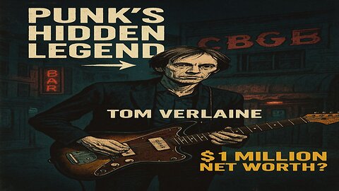 Tom Verlaine_ he Poet of Punk Rock 🗽✨”