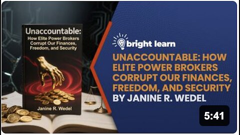 BrightLearn - Unaccountable: How Elite Power Brokers Corrupt Our Finances, Freedom, and Security by Janine R. Wedel