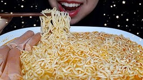 ASMR MUKBANG - SPICY NOODLES 🌶🔥 SPICY RAMEN MUKBANG - MIMISO ASMR