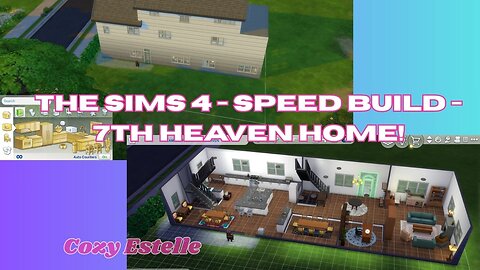 7th Heaven House Speed Build – Estelle Builds The Sims 4 Gameplay