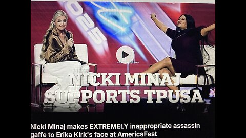 ‘Assassin’ JD Vance Nicki Minaj and Superstar Erika Kirk AMFEST 2025