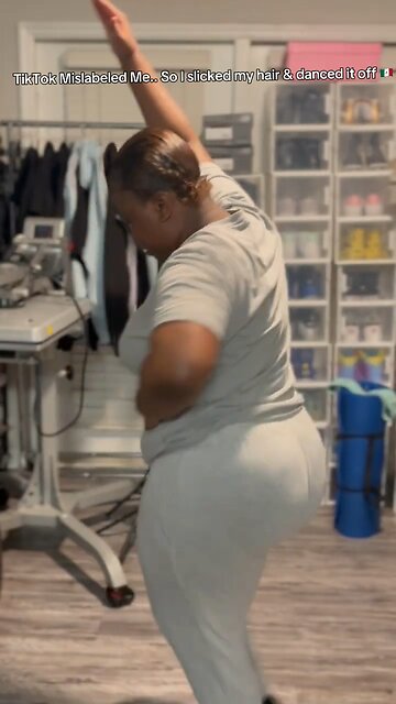 Tiktok labeled me Blackician…. I slicked my hair & danced it off