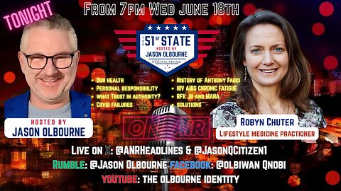 Robyn Chuter LIVE on The 51st State with Jason Olbourne