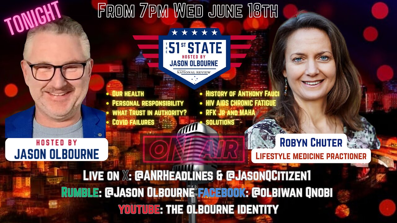Robyn Chuter LIVE on The 51st State with Jason Olbourne