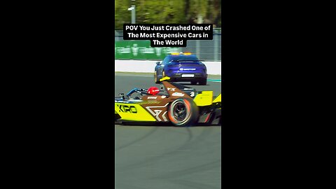 Crashed on of the most expensive cars in the world!!!