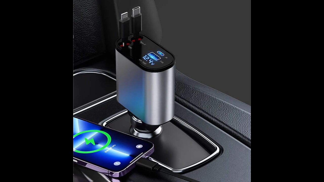 3-in-1 Fast Charge Car Charger