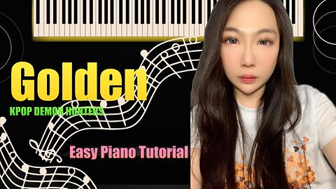 Golden kpop demon hunters PIANO Easy Slow Tutorial