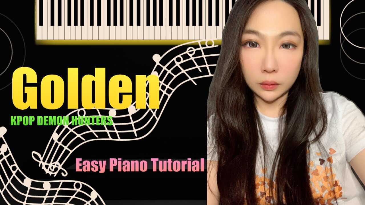 Golden kpop demon hunters PIANO Easy Slow Tutorial