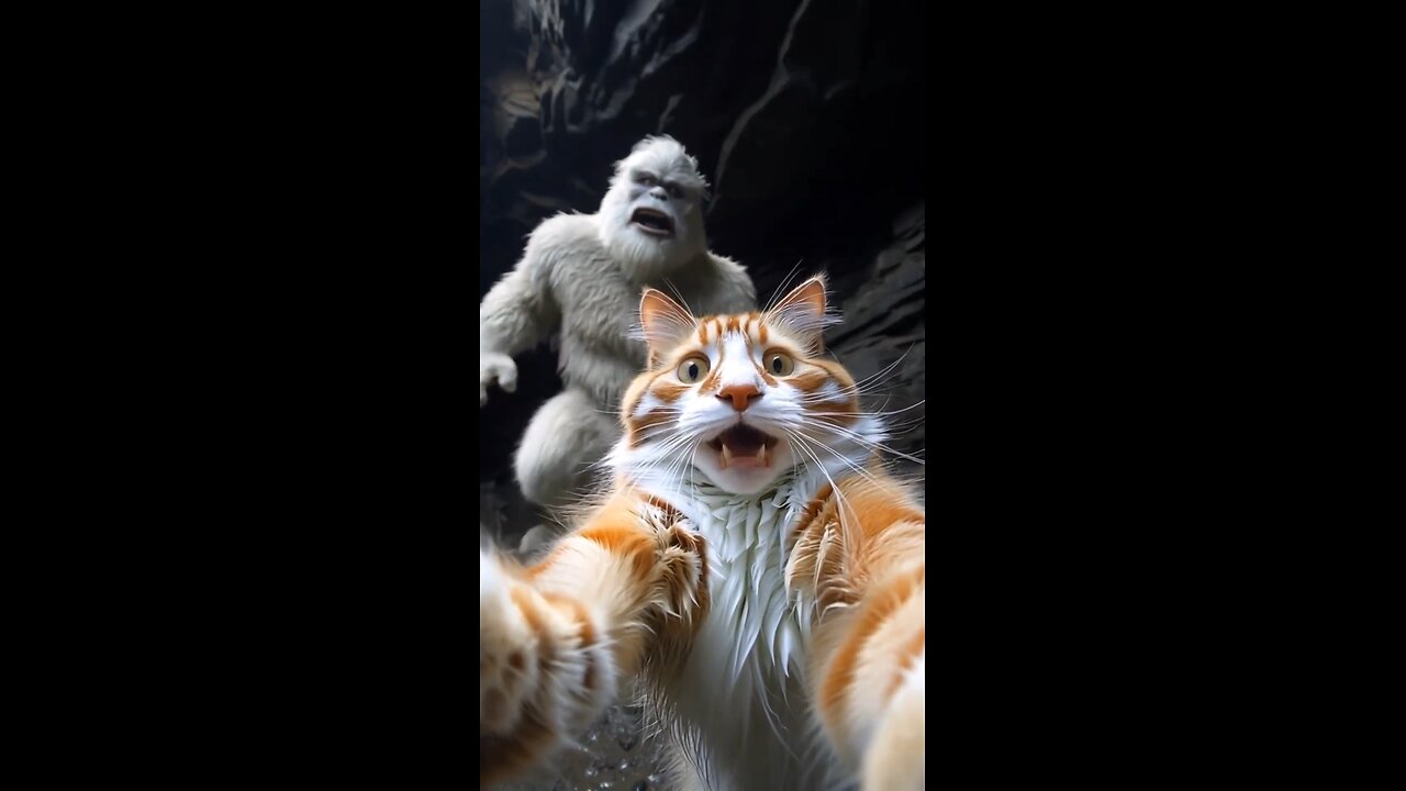 Yeti and cat