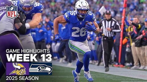 Minnesota Vikings vs Seattle Seahawks week 13 game highlights