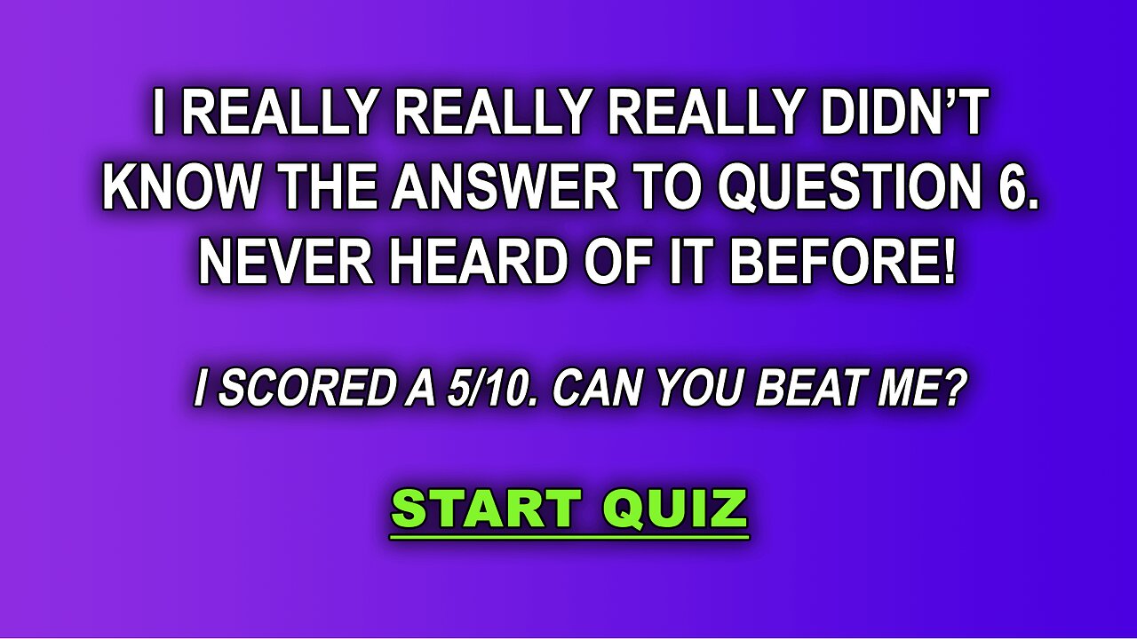 Do you know the answer to question 6?