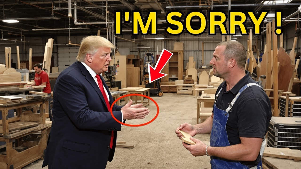 Woodworking Factory Worker Blames Trump for Struggles—His Response Shocks Everyone!