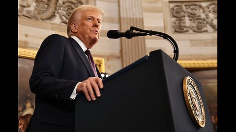 Presidente Donald Trump y detiene para agradecer a los Músicos