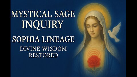 "Sophia Return of the Divine Feminine" Mystical Sage Inquiry