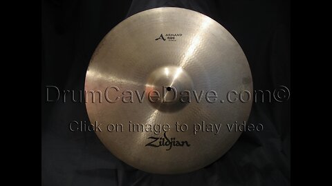 21” Zildjian A series Armand Ride cymbal