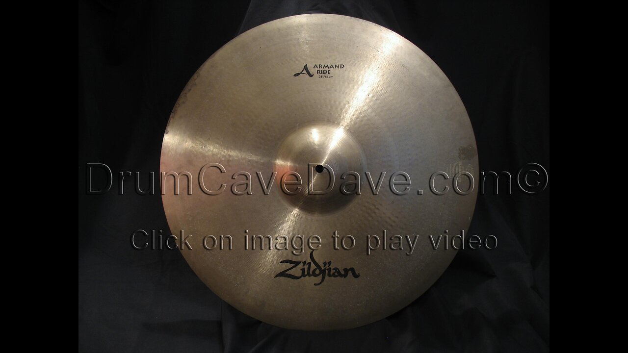 21” Zildjian A series Armand Ride cymbal