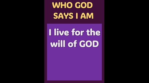 I LIVE FOR THE WILL OF GOD #WordofGod #HolySpirit #Bible #God #love #forgetpast #soberlife #pray