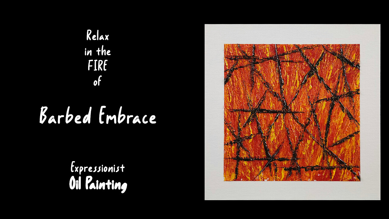 Barbed Embrace – Expressionism with Bite | Bold & Fiery Art Reveal