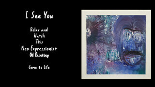 Fall Asleep to Art: Creating ‘Isee You’ | Soothing Music + Abstract Oil Painting