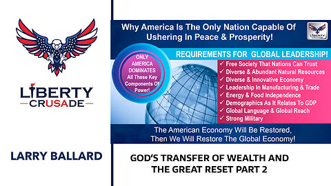 God's Transfer of Wealth and the Great Reset Part 2