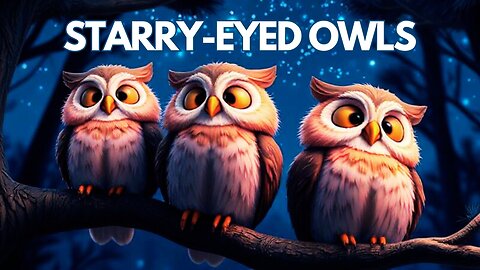 Starry-Eyed Owls: A Lullaby Under the Stars