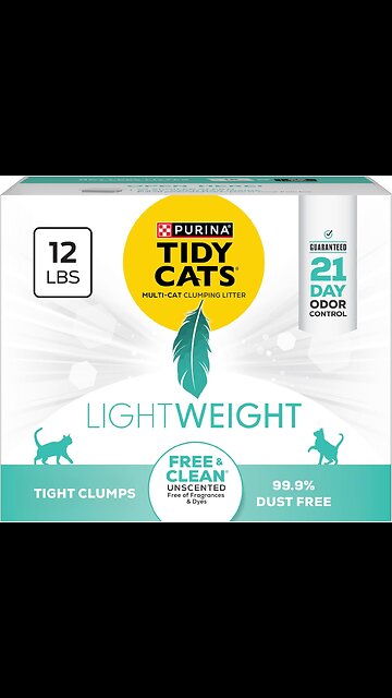 Purina Tidy Cats Lightweight Free and Clean Unscented Litter