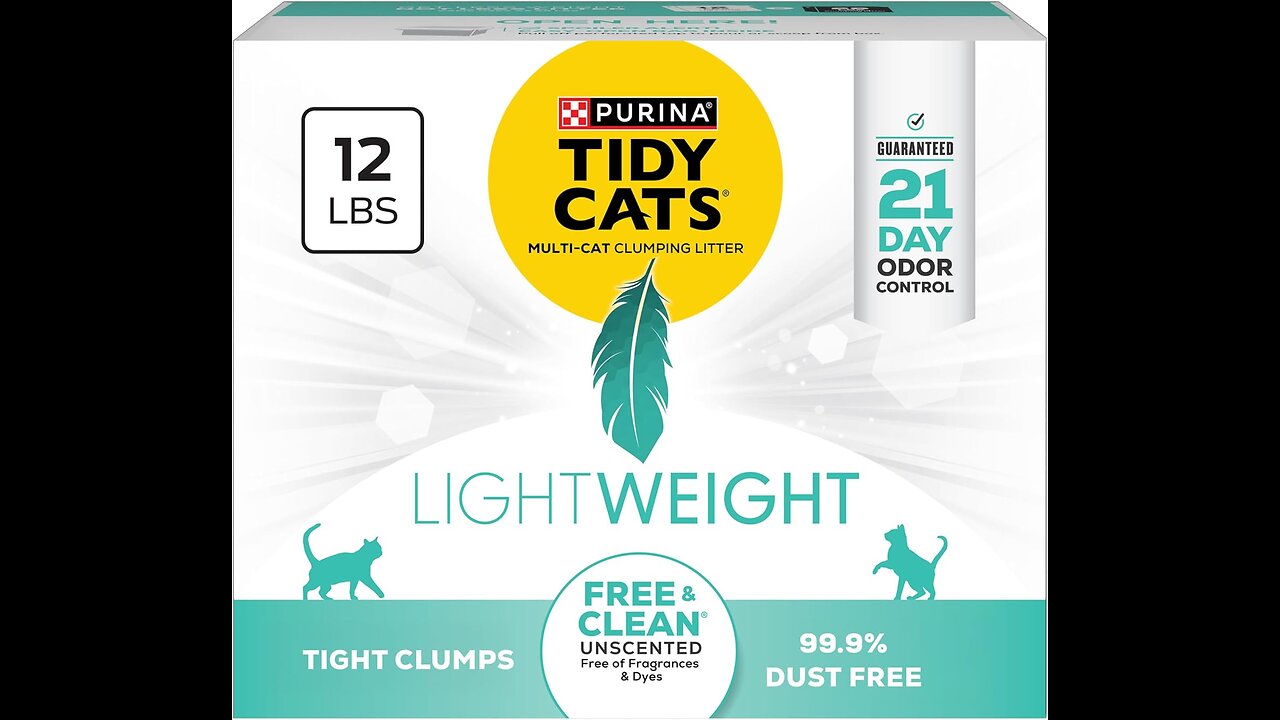 Purina Tidy Cats Lightweight Free and Clean Unscented Litter
