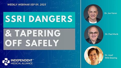 SSRI Dangers & Tapering Off Safely with Dr. Josef Witt-Doering