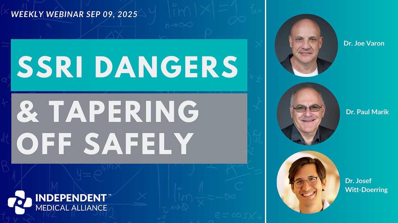 SSRI Dangers & Tapering Off Safely with Dr. Josef Witt-Doerring