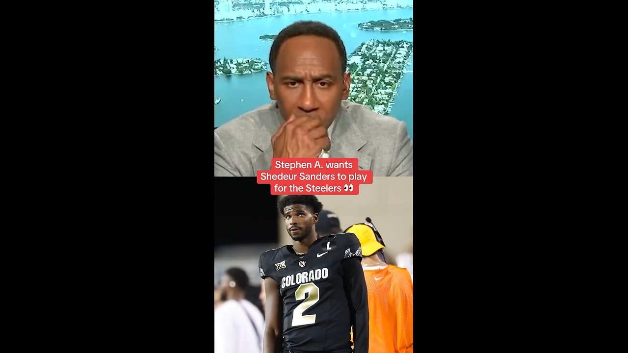 Stephen A. Smith is adamant the Steelers make a move to trade up and get Shedeur Sandersđź‘€