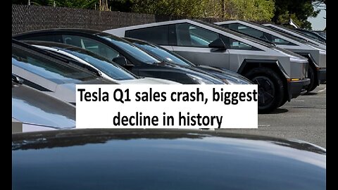 Tesla has largest sales drop ever