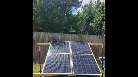 DIY Solar Mount that anyone can do. Pretty simple. VLOG 43