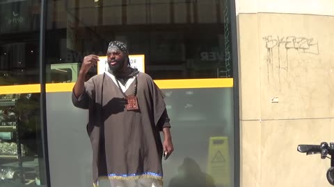 Part 1 Hebrew Israelites Street Teaching 24-8-2025 The Hague (Netherlands) Revelation 14