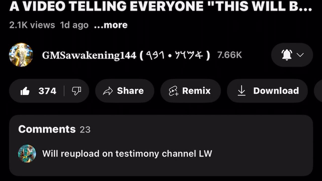 The famine of the word is upon us..