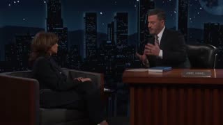 Jimmy Kimmel asks Kamala Harris why the Biden admin didn't release the Epstein files