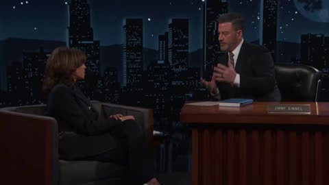 Jimmy Kimmel asks Kamala Harris why the Biden admin didn't release the Epstein files