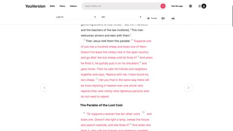 Luke 15 parable of the lost sheep