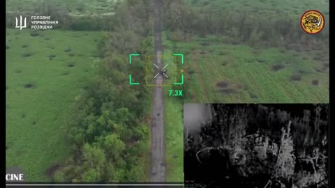 🇺🇦🤖 Ukrainian ground drone with an installed machine gun attack Russian positions!