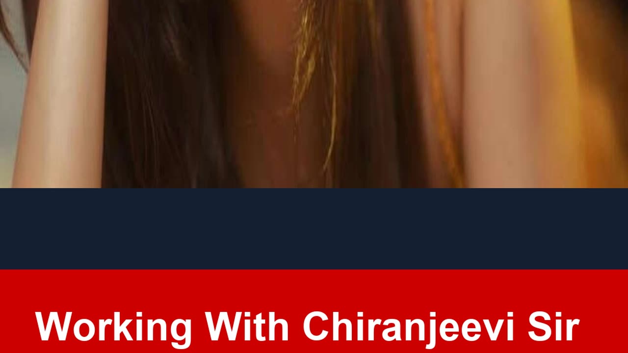 Working With Chiranjeevi Sir Is a Dream Come True: Ramya Pasupuleti