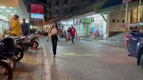 Thai nightlife with pretty girls and freelancers. #84