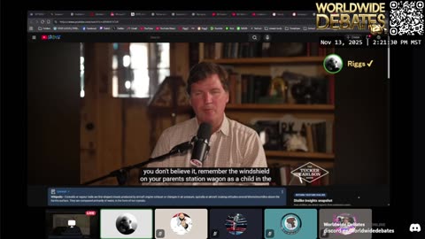 0165 WIDESTREAM - Worldwide Debates - YouTube/Twitch/Rumble