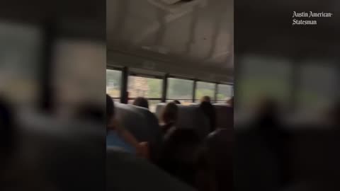 Camp Mystic girls sing worship songs during evacuation amid Texas flood devastation.