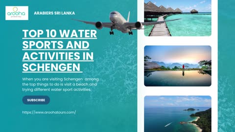 Top 10 Water Sports and Activities in the Schengen Area