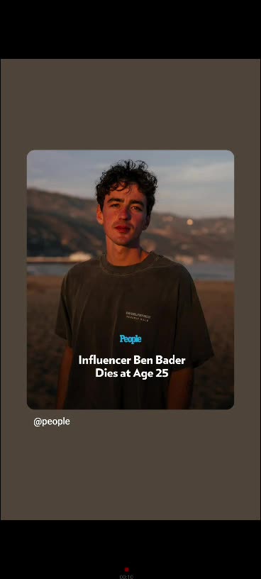 Rip to ben bader goned to soon 🙏🕊⚰️🪦10/31/25