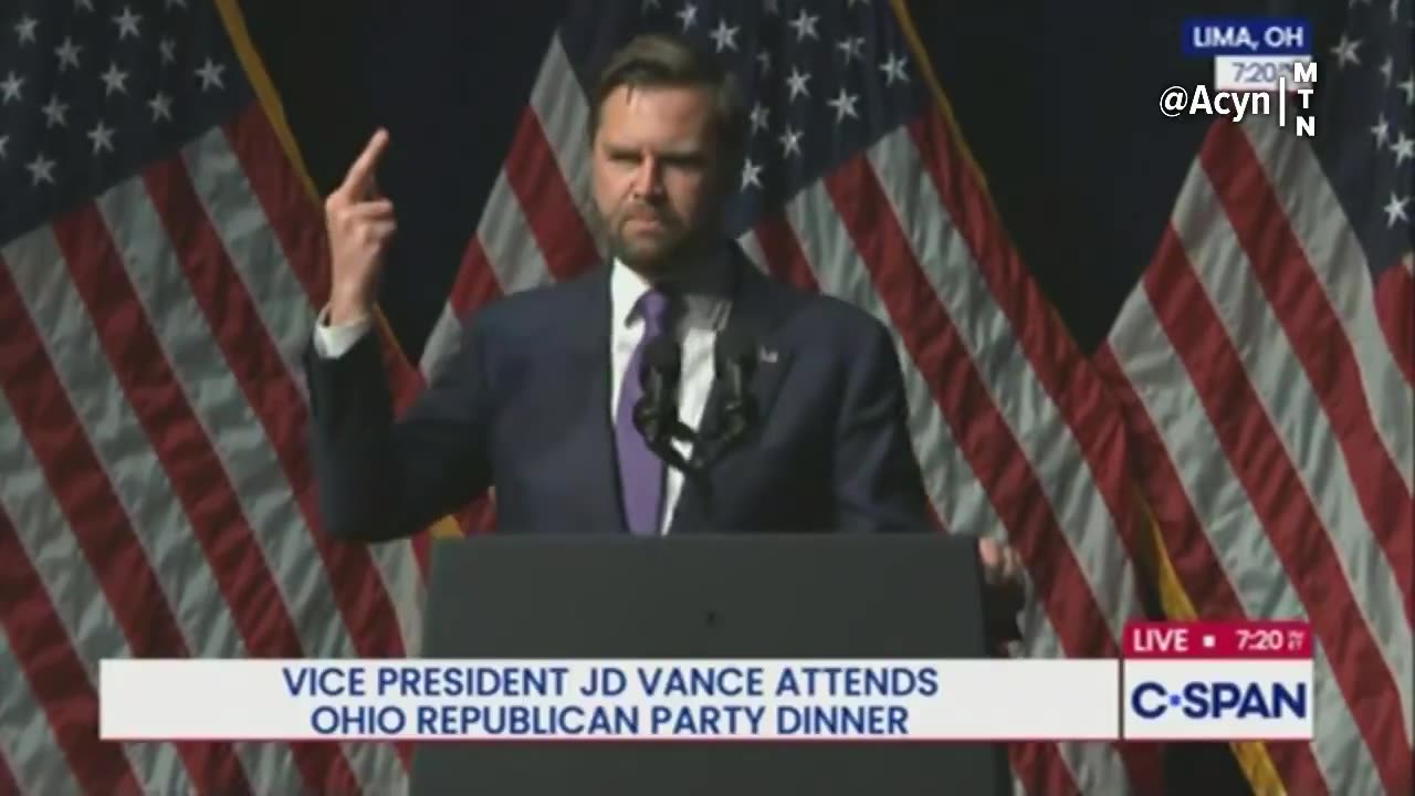 WATCH: JD Vance Flips Off Crowd During Speech