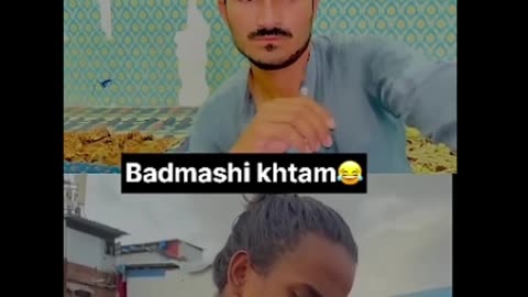 Fake ‘Badmashi Khtm’ → Real Man Gets Caught! 😂 | Desi Meme