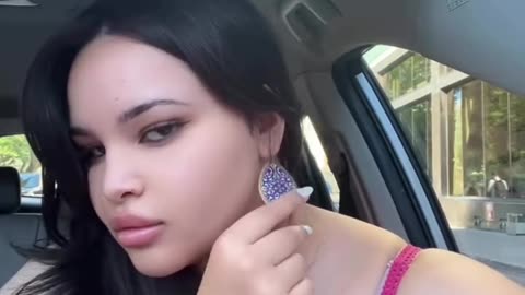 any tips on how to display earring with long hair