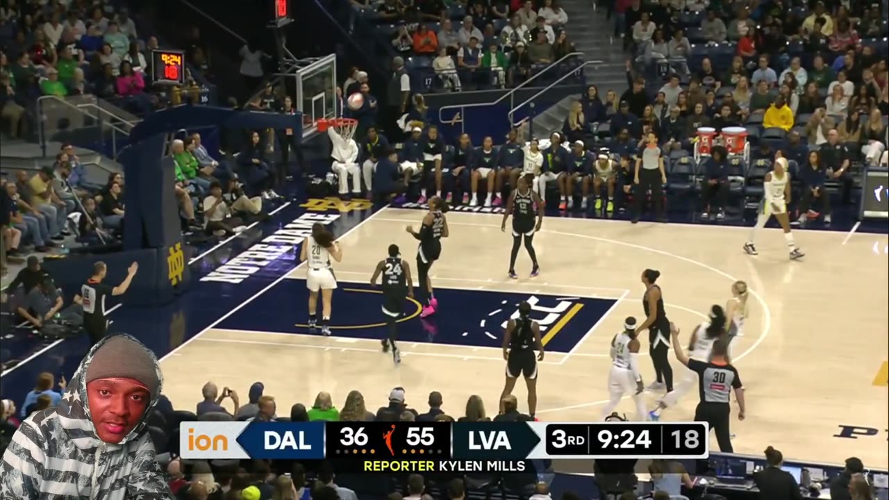 Paige First WNBA GAME! Dallas Wings vs. Las Vegas Aces | FULL GAME HIGHLIGHTS | Reaction