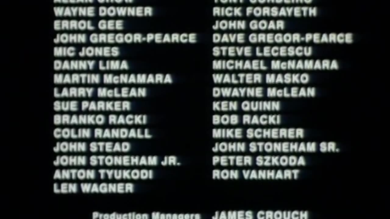 Back in Action 1994 End Credits