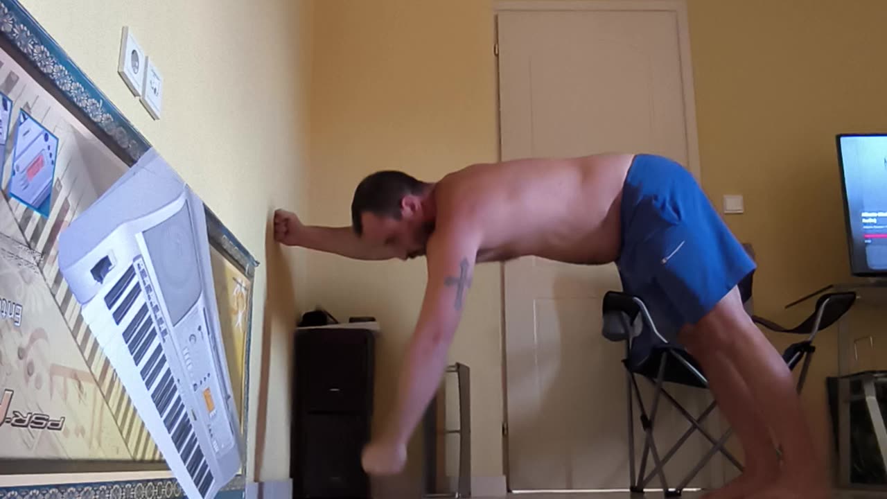 Walking fists on the wall